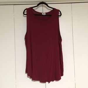 Old Navy Red Swing Tank XXL